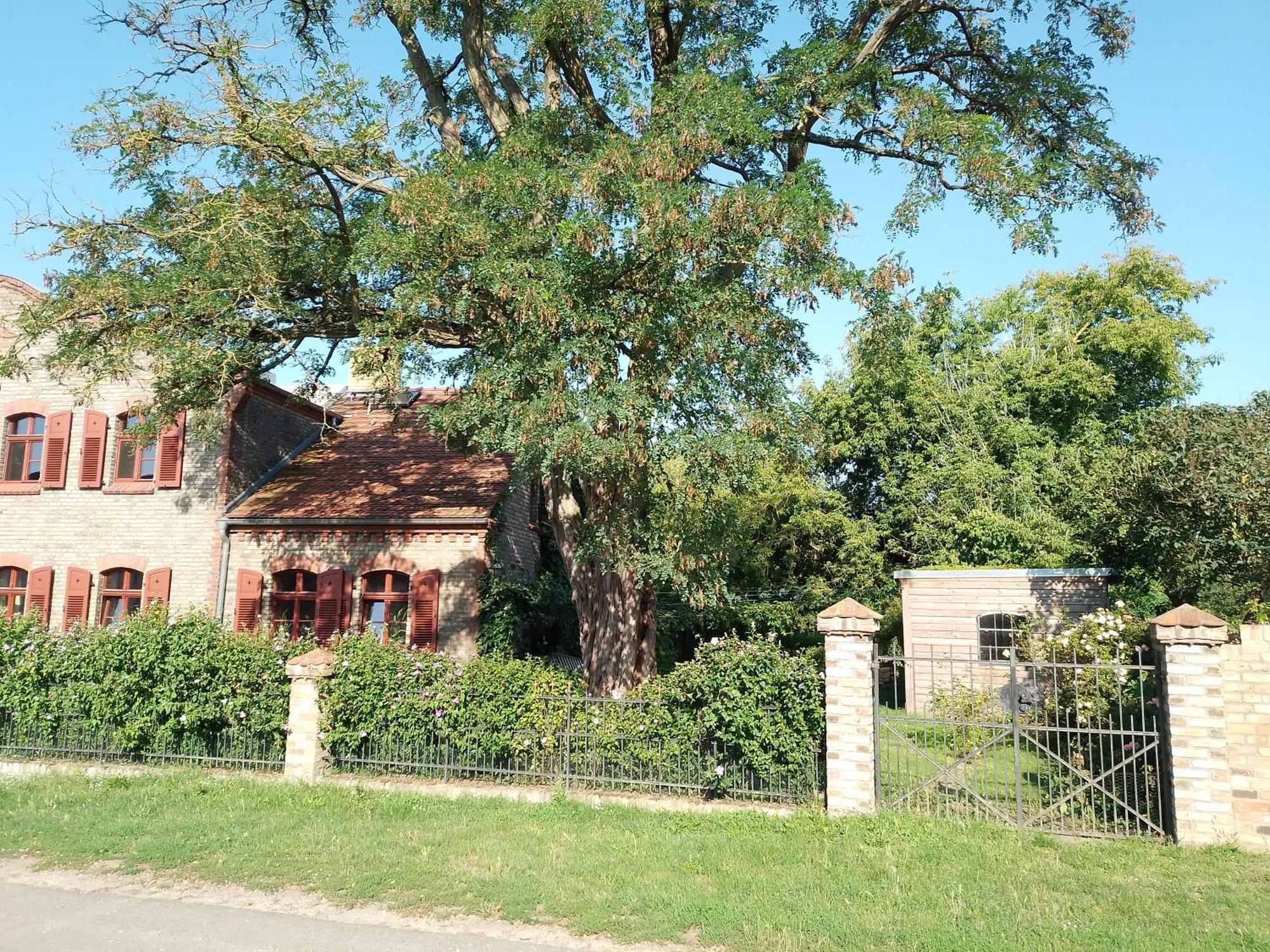 Ferienwohnung Quartier Im Gutshaus Wustermark Exterior foto