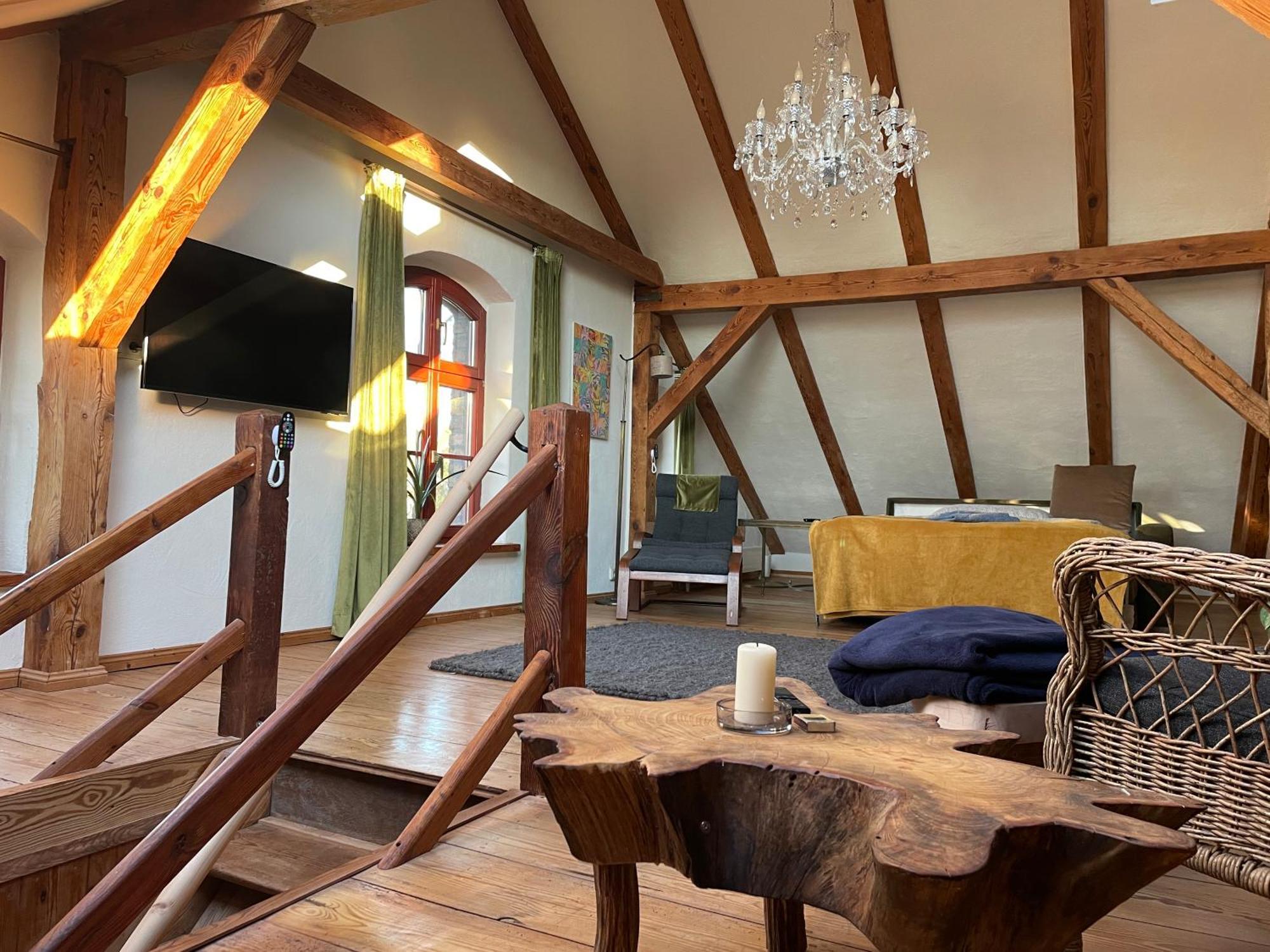Ferienwohnung Quartier Im Gutshaus Wustermark Exterior foto
